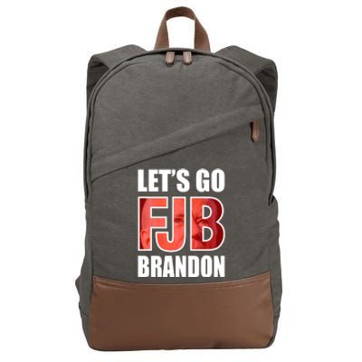 FJB Let's Go Brandon Cotton Canvas Backpack