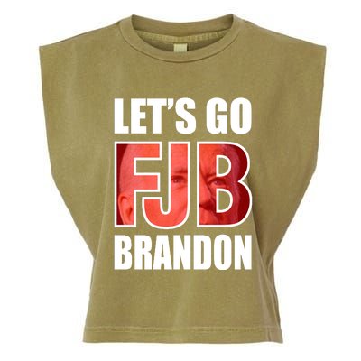 FJB Let's Go Brandon Garment-Dyed Women's Muscle Tee