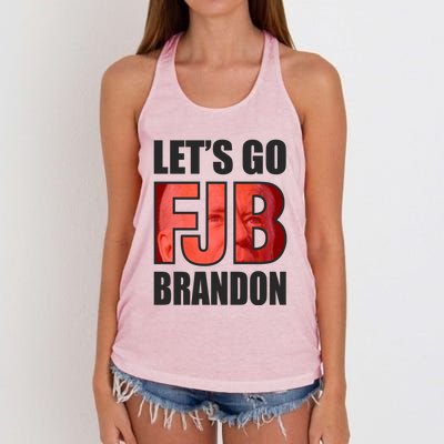 FJB Let's Go Brandon Women's Knotted Racerback Tank