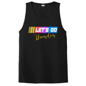 FJB Let's Go Brandon Anti Biden Chant Racing Logo PosiCharge Competitor Tank