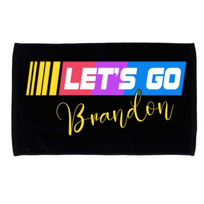 FJB Let's Go Brandon Anti Biden Chant Racing Logo Microfiber Hand Towel