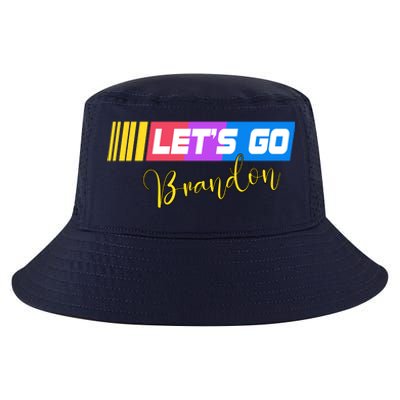 FJB Let's Go Brandon Anti Biden Chant Racing Logo Cool Comfort Performance Bucket Hat