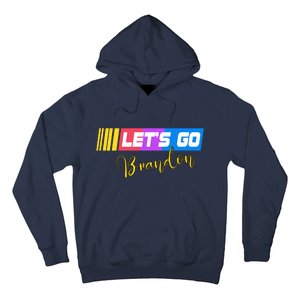 FJB Let's Go Brandon Anti Biden Chant Racing Logo Hoodie