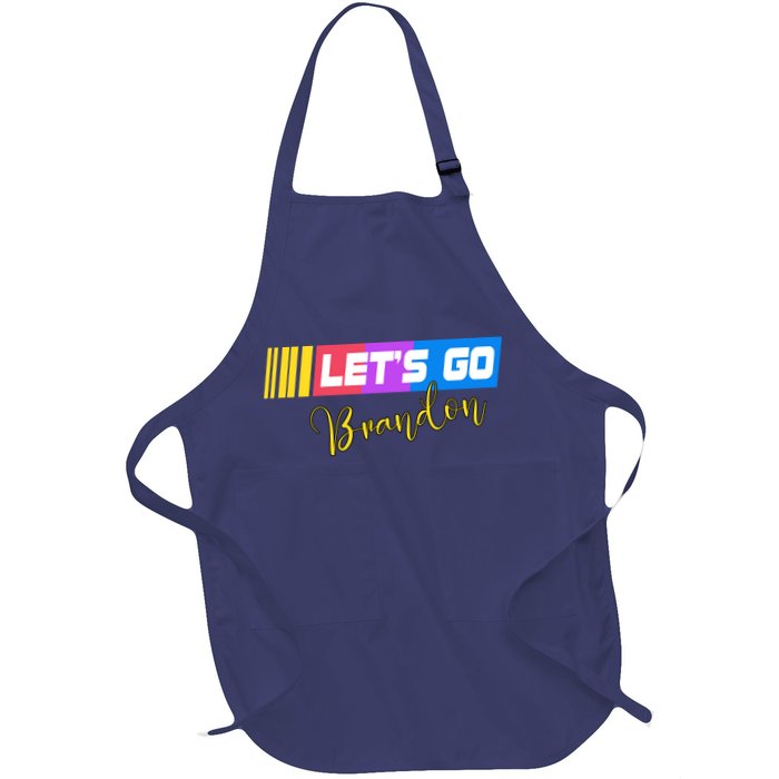 FJB Let's Go Brandon Anti Biden Chant Racing Logo Apron