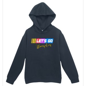 FJB Let's Go Brandon Anti Biden Chant Racing Logo Urban Pullover Hoodie