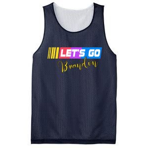 FJB Let's Go Brandon Anti Biden Chant Racing Logo Mesh Reversible Basketball Jersey Tank