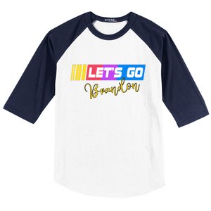 FJB Let's Go Brandon Anti Biden Chant Racing Logo Baseball Sleeve Shirt