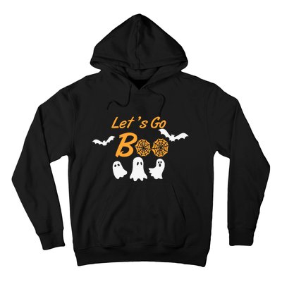 Funny Lets Go Boo Ghost Happy Halloween Hoodie