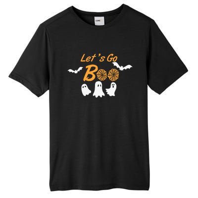 Funny Lets Go Boo Ghost Happy Halloween Tall Fusion ChromaSoft Performance T-Shirt