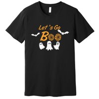 Funny Lets Go Boo Ghost Happy Halloween Premium T-Shirt