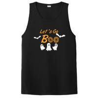 Funny Lets Go Boo Ghost Happy Halloween PosiCharge Competitor Tank