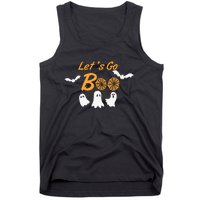 Funny Lets Go Boo Ghost Happy Halloween Tank Top