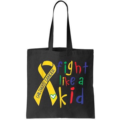 Fight Like Gold Ribbon Childhood Cancer Awareness Bag