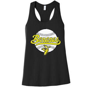 Funny LetS Go Bananas Women's Racerback Tank