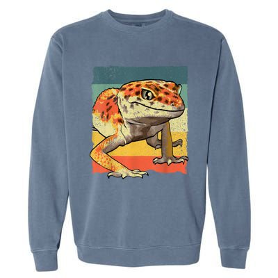 Funny Leopard Gecko Design For Women Gecko Lover Garment-Dyed Sweatshirt