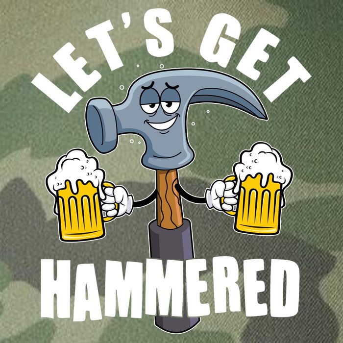 Funny Lets Get Hammered Drunk Hammer Beer Lover Legacy Tie Dye Trucker Hat