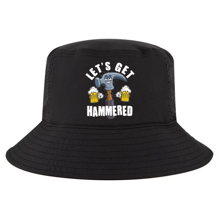 Funny Lets Get Hammered Drunk Hammer Beer Lover Cool Comfort Performance Bucket Hat