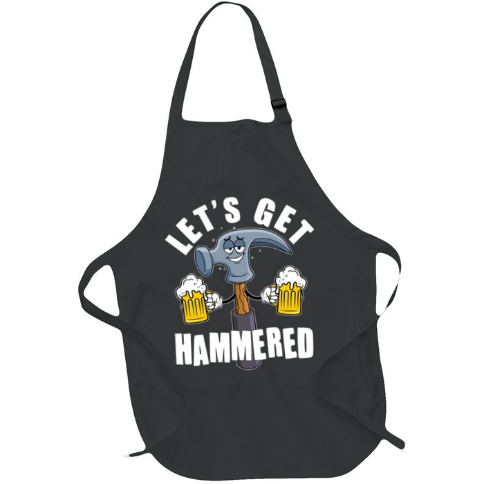 Funny Lets Get Hammered Drunk Hammer Beer Lover Apron