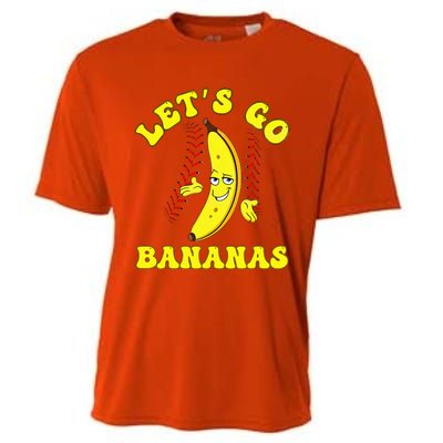 Funny LetS Go Bananas Cute Banana Cooling Performance Crew T-Shirt