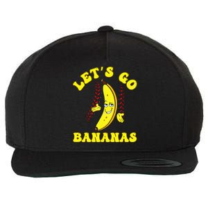 Funny LetS Go Bananas Cute Banana Wool Snapback Cap