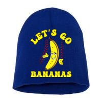 Funny LetS Go Bananas Cute Banana Short Acrylic Beanie