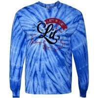 Funny LetS Get Lit Christmas Lights Xmas Holiday Cool Gift Tie-Dye Long Sleeve Shirt