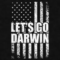 Funny Lets Go Darwin LetS Go Darwin American Flag Ladies PosiCharge Tri-Blend Wicking Tank