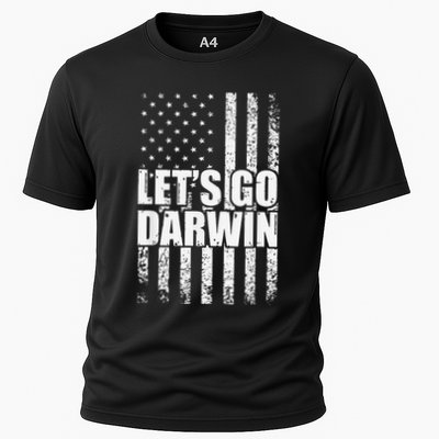 Funny Lets Go Darwin LetS Go Darwin American Flag Performance Shirt