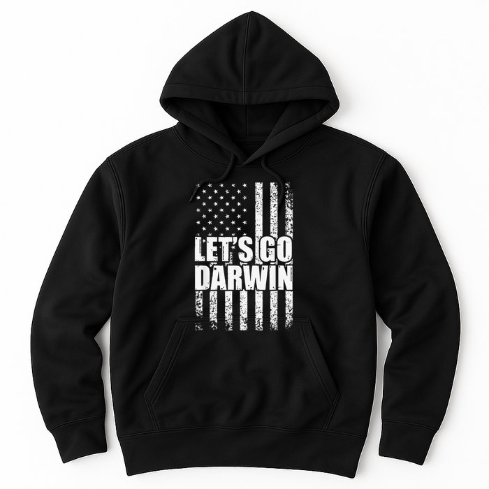 Funny Lets Go Darwin LetS Go Darwin American Flag Hoodie