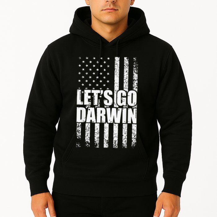 Funny Lets Go Darwin LetS Go Darwin American Flag Hoodie
