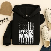 Funny Lets Go Darwin LetS Go Darwin American Flag Hoodie