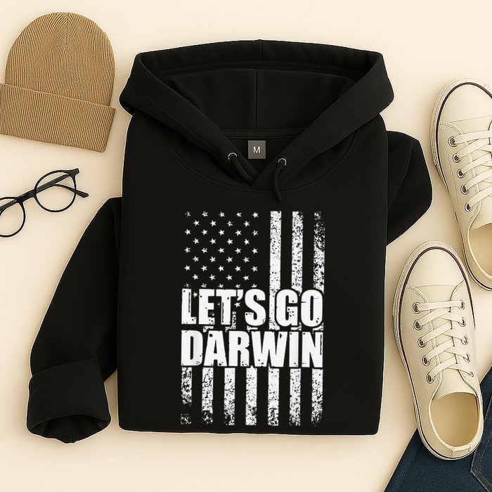 Funny Lets Go Darwin LetS Go Darwin American Flag Hoodie
