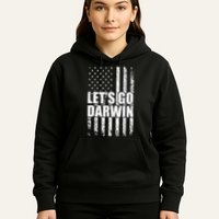 Funny Lets Go Darwin LetS Go Darwin American Flag Hoodie