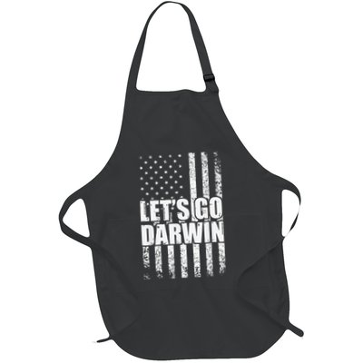 Funny Lets Go Darwin LetS Go Darwin American Flag Apron