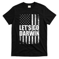 Funny Lets Go Darwin LetS Go Darwin American Flag T-Shirt