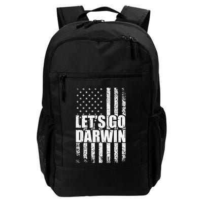 Funny Lets Go Darwin LetS Go Darwin American Flag Backpack