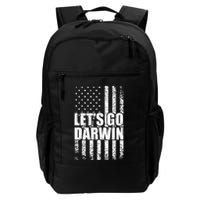 Funny Lets Go Darwin LetS Go Darwin American Flag Backpack