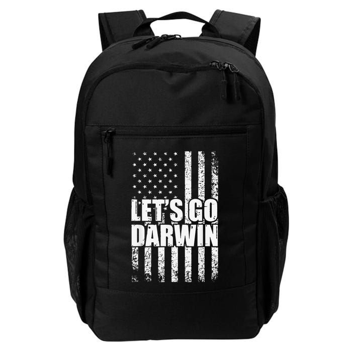 Funny Lets Go Darwin LetS Go Darwin American Flag Backpack