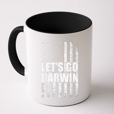 Funny Lets Go Darwin LetS Go Darwin American Flag Mug