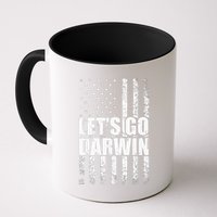 Funny Lets Go Darwin LetS Go Darwin American Flag Mug