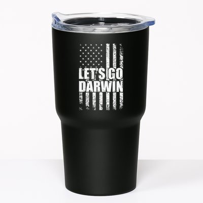 Funny Lets Go Darwin LetS Go Darwin American Flag Tumbler