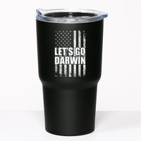 Funny Lets Go Darwin LetS Go Darwin American Flag Tumbler