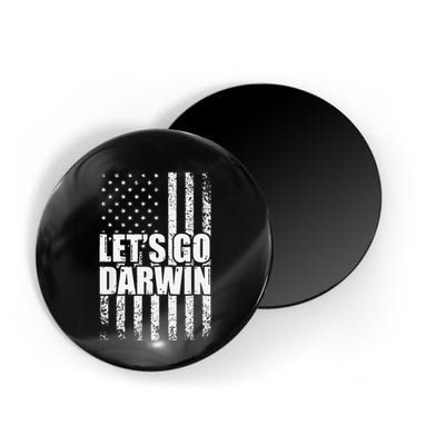 Funny Lets Go Darwin LetS Go Darwin American Flag Magnet