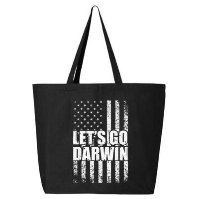 Funny Lets Go Darwin LetS Go Darwin American Flag 25L Jumbo Tote