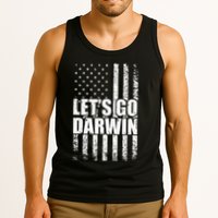 Funny Lets Go Darwin LetS Go Darwin American Flag Tank Top
