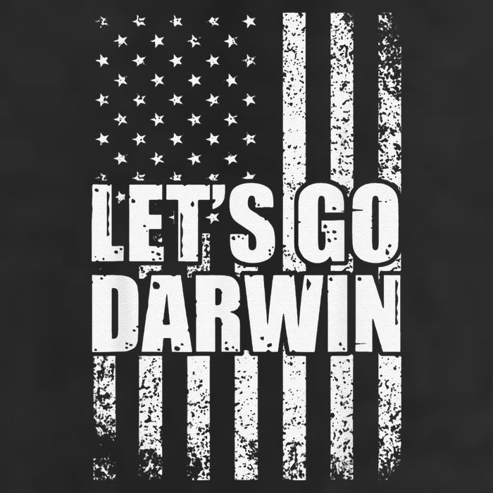 Funny Lets Go Darwin LetS Go Darwin American Flag Microfiber Hand Towel