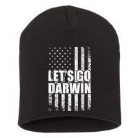 Funny Lets Go Darwin LetS Go Darwin American Flag Short Acrylic Beanie