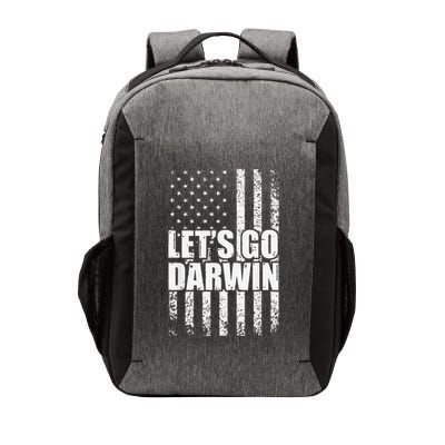 Funny Lets Go Darwin LetS Go Darwin American Flag Vector Backpack