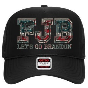 Fjb Lets Go Brandon High Crown Mesh Back Trucker Hat