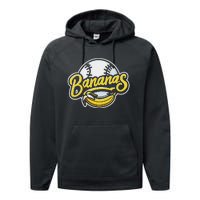 Funny LetS Go Bananas Design Performance Fleece Hoodie